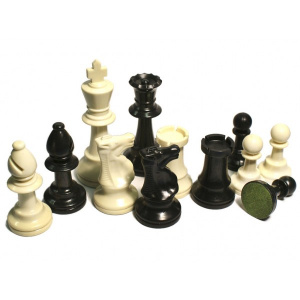 Фигуры шахматные (пластмассовые без утяжелителя) (09029)