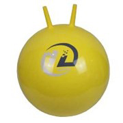 Мяч гимнастический ЕВРОСПОРТ BB-004, d-45см, (с рожками, желтый), макс. нагрузка 100кг