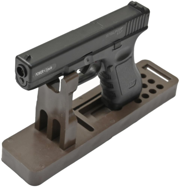 Пистолет пневматический Stalker S17 (аналог Glock17) металл, пластик, черный 4,5 мм