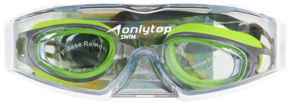 Очки для плавания ONLYTOP взрослые (7656437)
