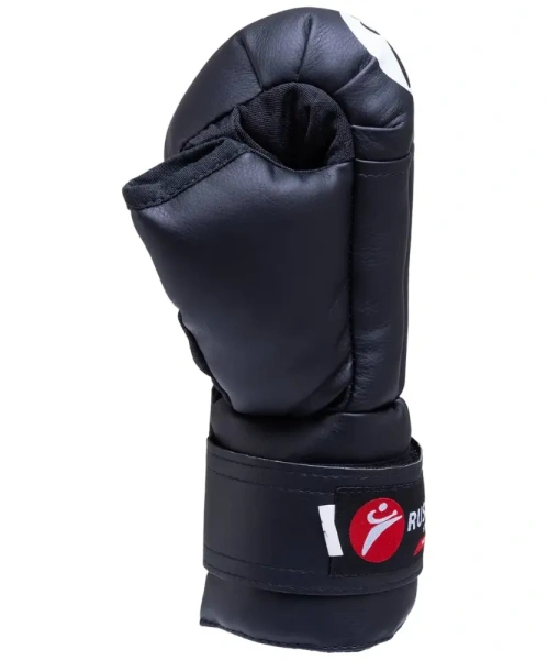 Перчатки для рукопашного боя RUSCOsport, к/з, черные. Oz 10