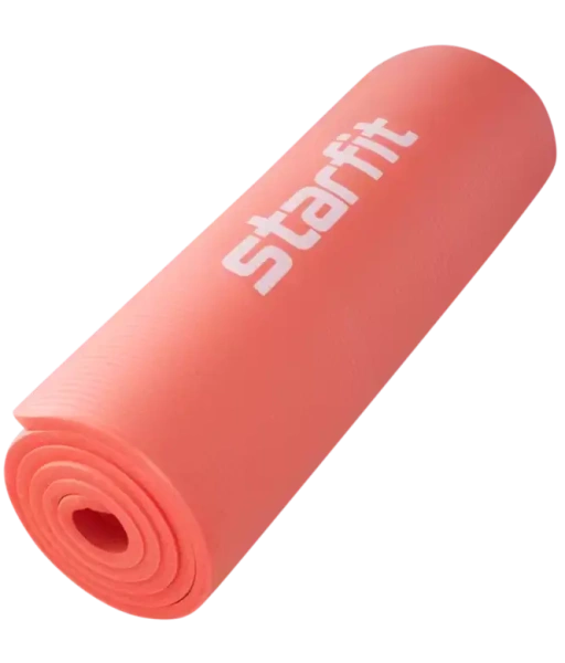 Коврик для йоги и фитнеса STARFIT FM-301 NBR (183х61х1,5 см) коралловый