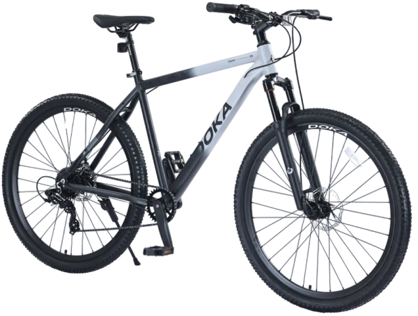 Велосипед DOKA 29" ТЕМП (8 ск., рост 21", хард) серый