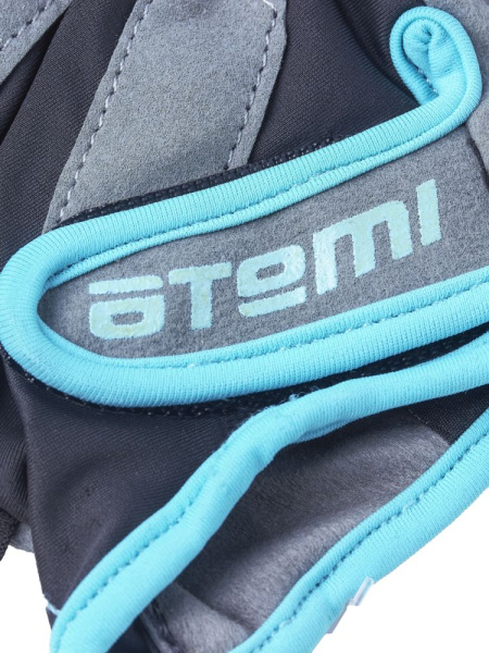 Перчатки для фитнеса ATEMI AFG-03, цв. черный/серый, р. XS