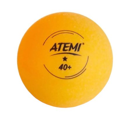 Мячи для н/т ATEMI 1* оранж 6 шт
