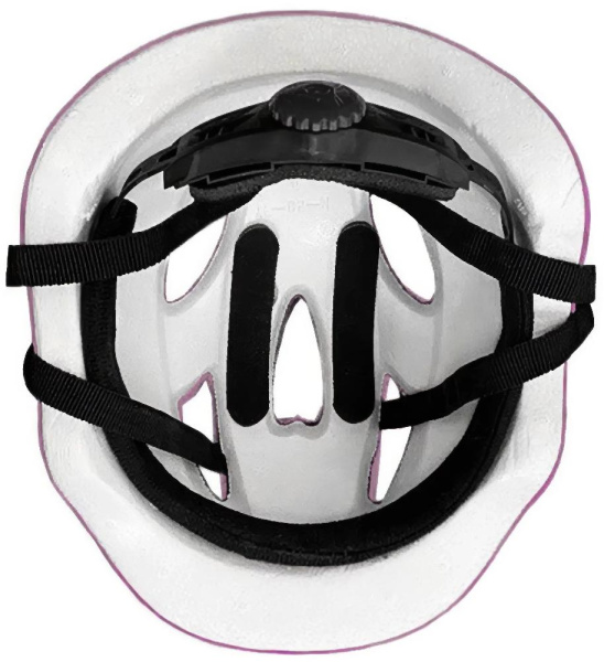 Шлем защитный COSMO RIDE YF-05-NG23 с регулировкой размера, цв. желтый