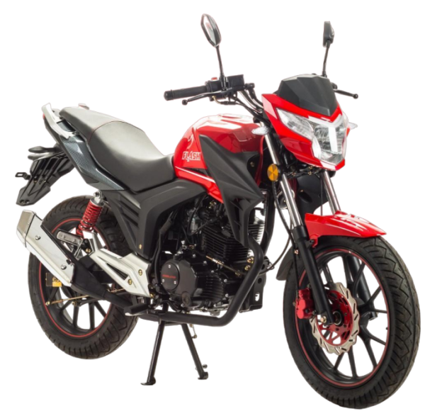 Мотоцикл Motoland FLASH 200 красный/карбон