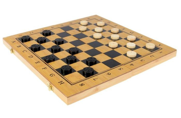 Игра настольная 3 в 1 КОРОЛЬ (нарды, шахматы, шашки, 39 х 39 см) ( 2566621)