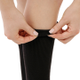 Гетры для худ. гимнастики GRACE DANCE №5, без носка и пятки, 40см, черный (3405918)