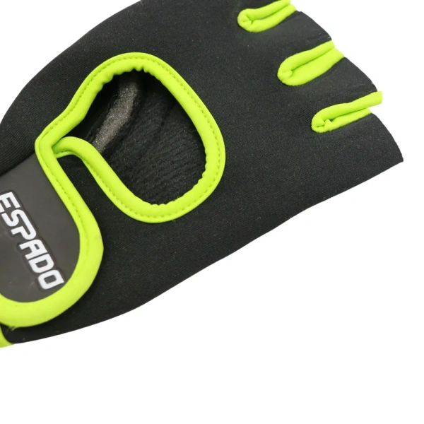 Перчатки для фитнеса ESPADO ESD001, черный/зеленый, р. XS