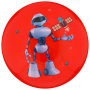 Мяч игровой ZABIAKA Роботы 22см (4761875)