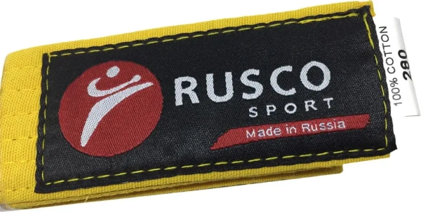 Пояс для кимоно RUSCO SPORT 2,8м, желтый