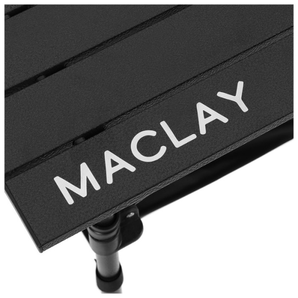 Стол походный MACLAY 95х55х74 см, с органайзером, цв. чёрный (6870891)
