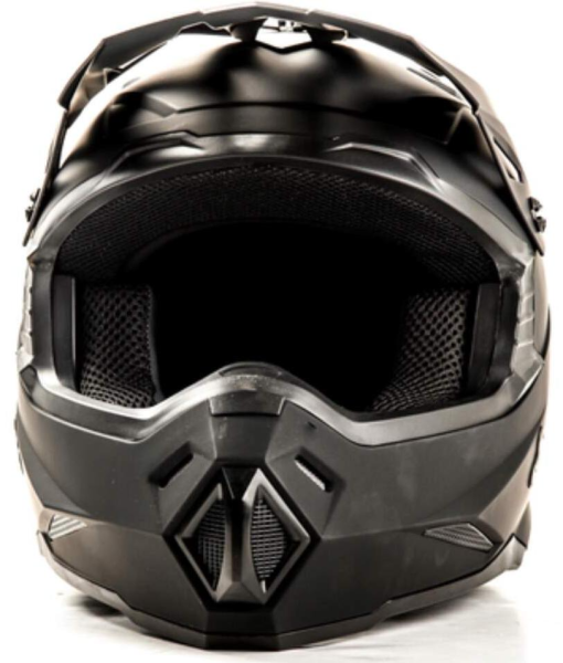 Шлем мото кроссовый HIZER J6801 #3 (XL) matt black (13536)