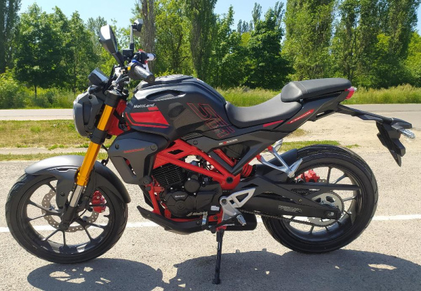 Мотоцикл Motoland 501 (172FMM-5/PR250) черный/красный *2