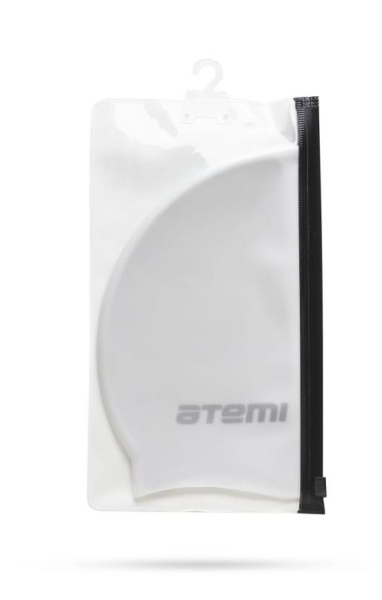 Шапочка для плавания ATEMI SC108 силикон, белая