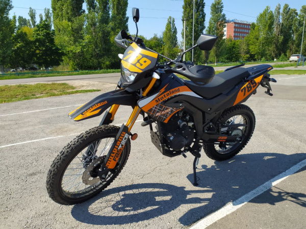 Мотоцикл Motoland BLAZER (XV250-B) (165FMM) черный/оранжевый*5