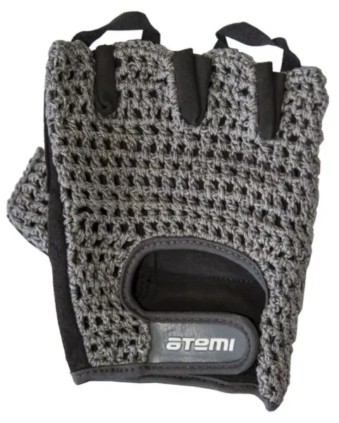 Перчатки для фитнеса ATEMI AFG-01, цв. серый, р. M