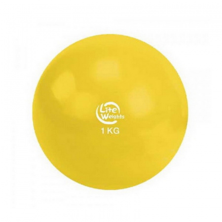 Медбол Lite Weights 1701 1кг (желтый)