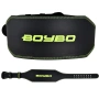 Пояс т/а BoyBo Premium BW650 черный/зеленый кожа 3XL