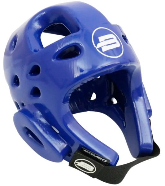 Шлем для тхэквондо BoyBo Premium BHT44 цв. синий, р. L