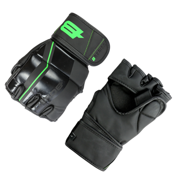 Перчатки для mixfight Boybo B-series, цв. черный/зеленый, р-р, S