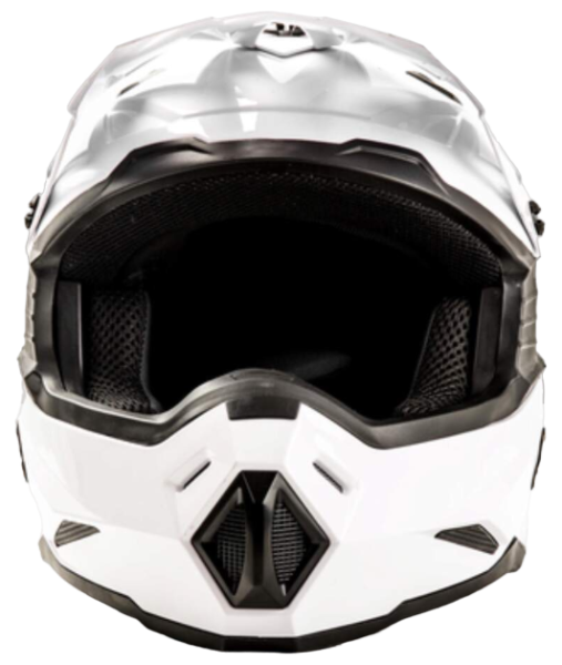 Шлем мото кроссовый HIZER J6801 #2 (S) white (13529)