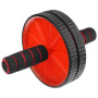 Ролик гимнастический ONLYTOP 2 колеса, с ковриком, (4472653)