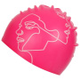 Шапочка для плавания ELOUSE EL009, силиконовая, розовая