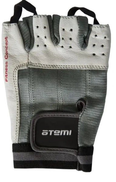 Перчатки для фитнеса ATEMI AFG-02 черный/белый, р. S