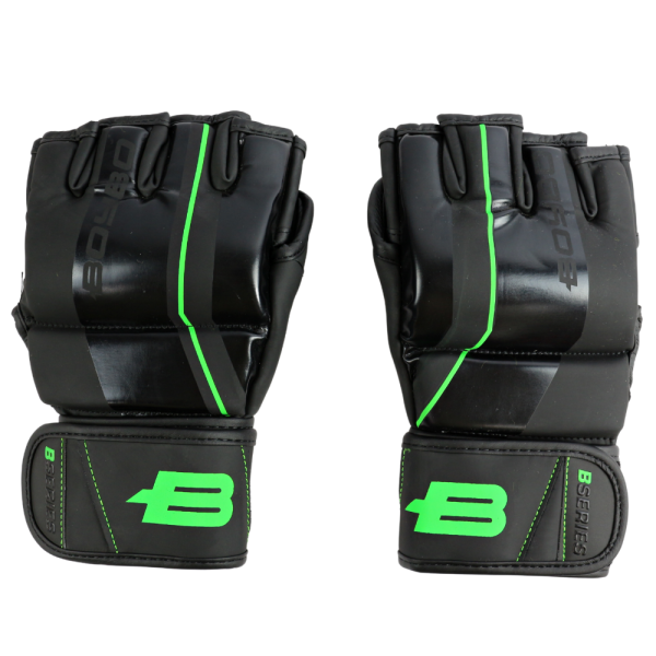 Перчатки для mixfight Boybo B-series, цв. черный/зеленый, р-р, S