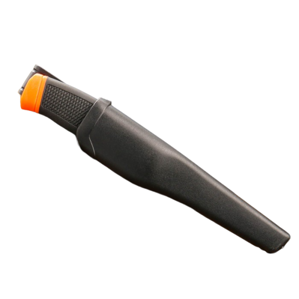 Нож туристический Урал клинок 10см,оранжевый, ножны пластик (7187155)
