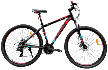 Велосипед MINGDI 29" 907 (24ск., рост 17", хард.) черный/красный