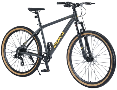 Велосипед DOKA 29" ТЕМП (8 ск., рост 19", хард) хаки/оранжевый