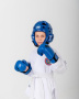 Шлем для тхэквондо BoyBo Premium BHT44 цв. синий, р. M