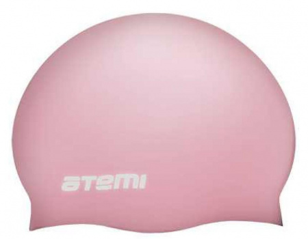 Шапочка для плавания ATEMI SC105 силикон, розовая