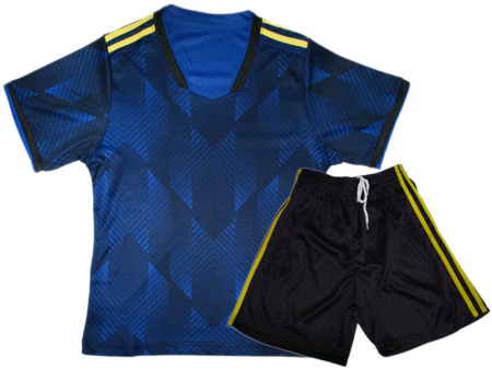 Форма футбольная SPRINTER TEA, синий/черный/желтый, р. 36 (00846)