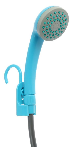Душ походный электро ZEIN (лейка, шланг, помпа с USB-кабелем, держатель, крючок) (9278943)