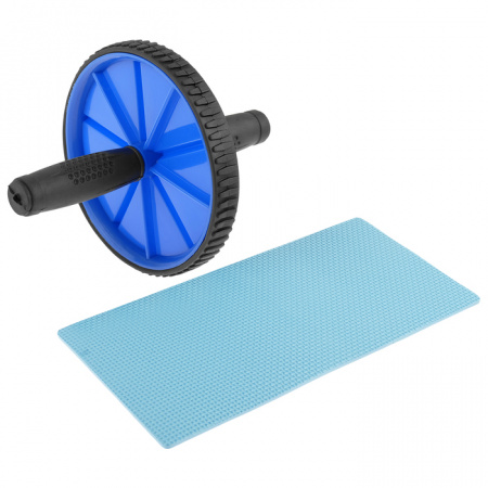 Ролик гимнастический ONLYTOP 1 колесо с ковриком (415826)