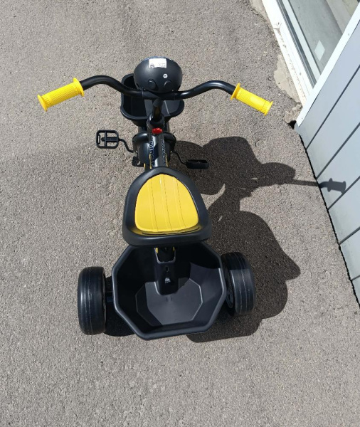 Велосипед 3-х кол. XEL-2021-3 цв. черный/желтый