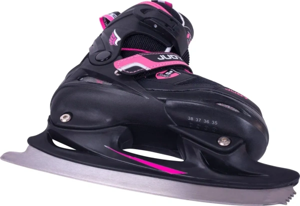 Коньки раздвижные TECH TEAM JUDY р.39-42  black/pink