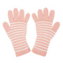 Перчатки зимние СНЕЖАНЬ удлинённые, детские., р-р 16,розовый/белый (4529146)