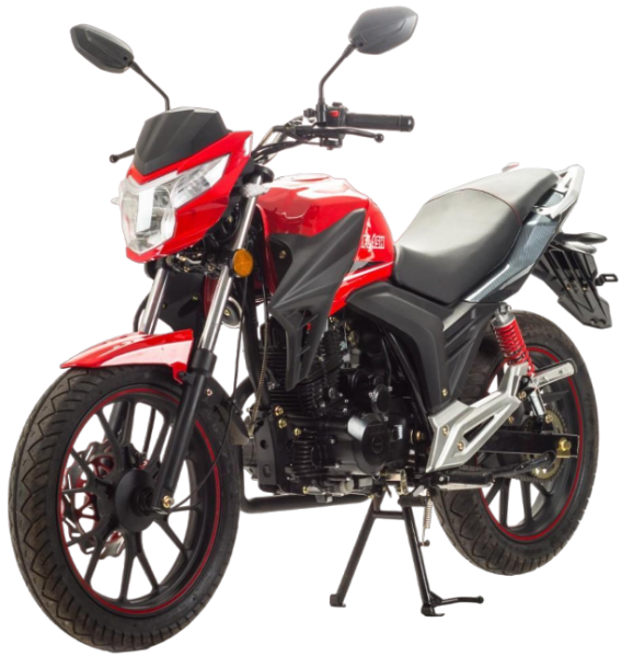 Мотоцикл Motoland FLASH 200 красный/карбон