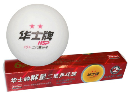Мячи для н/т SPRINTER ABS-048 2* ABS р.40мм, 6шт/уп