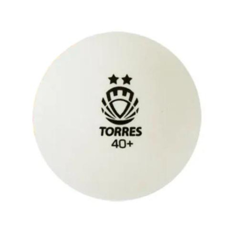 Мячи для н/т TORRES Club 2*,  6 шт, белый (TT21014)