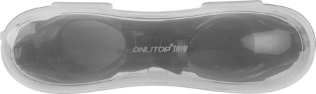 Очки для плавания ONLYTOP, взрослые + беруши (581629)