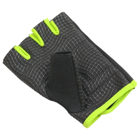 Перчатки для фитнеса ESPADO ESD001, черный/зеленый, р. M
