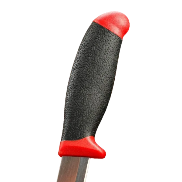 Нож туристический Урал клинок 10см, красный, ножны пластик (7187159)