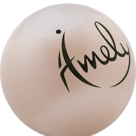 Мяч для художественной гимнастики однотонный AMELY AGB
-301, d-15 см, PVC, серый