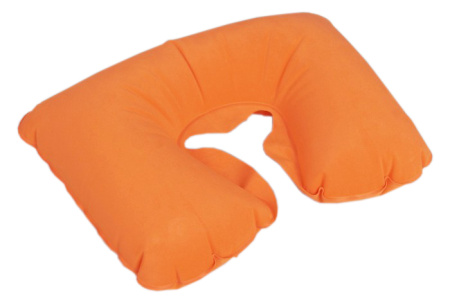 Подушка надувная ONLYTOP 38х24см, цв. оранжевый (135633)